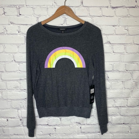 Wildfox Over The Rainbow Baggy Beach Jumper - Picture 3 of 7